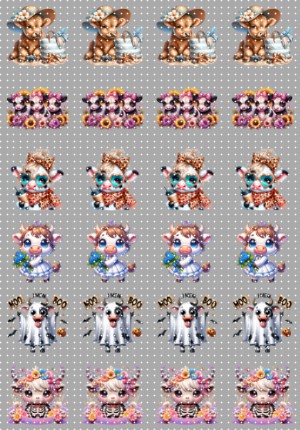 A5 kiss cut- 4932